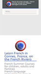 Mobile Screenshot of frenchsummerclasses.com